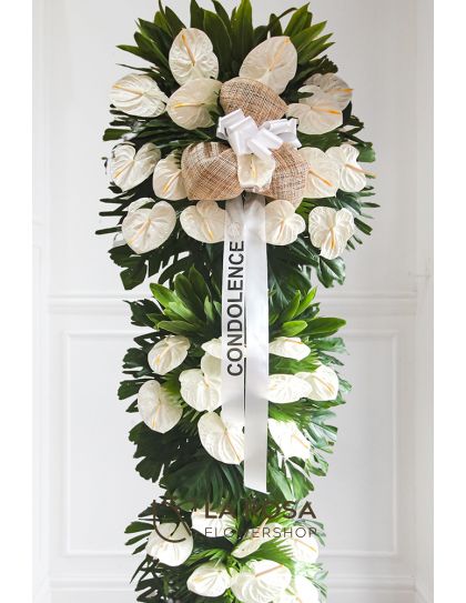 Funeral Flowers 13 - Standing Funeral Flower by LaRosa Flower Shop Quezon City