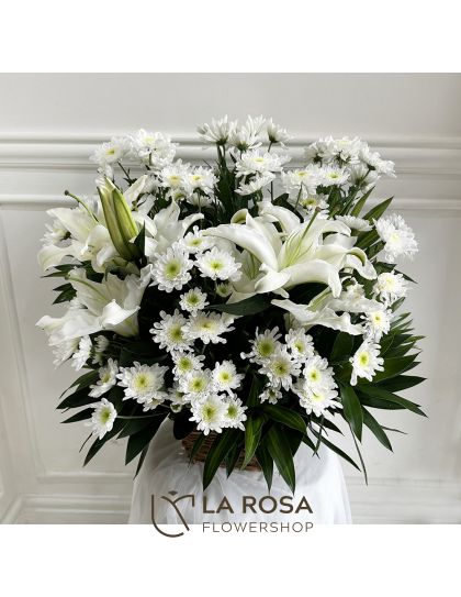 Sympathy Garden Single 02  - Funeral Flower Delivery by LaRosa Flower Shop Quezon City