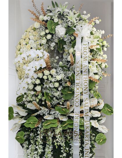 Funeral flower delivery - VIP Funeral Arrangement- mixed flowers