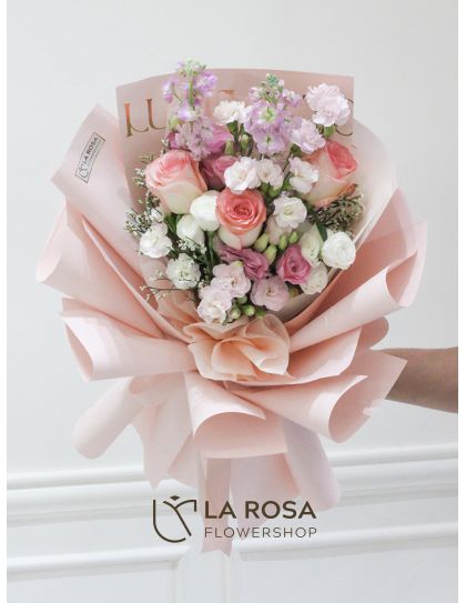 Bouquet rose blu– La rosa Blu shop