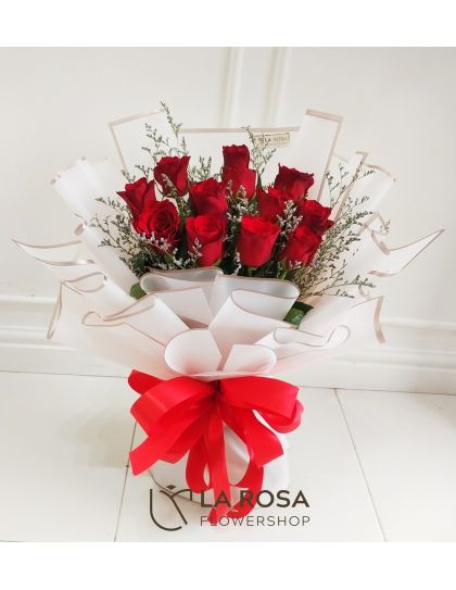 Inspiring - Roses Bouquet by LaRosa Flower Shop Quezon City