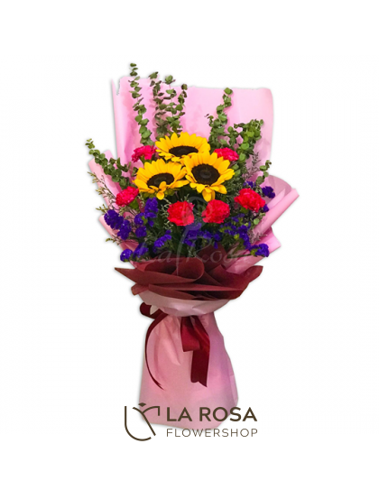 Euphemia - Mixed Flower Bouquet by LaRosa Flower Shop Quezon City